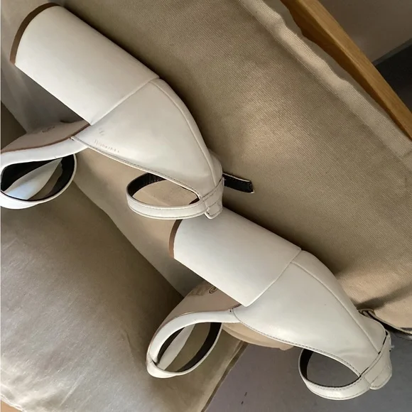 Boohoo White Heeled Sandals 8.5 - Picture 4 of 5